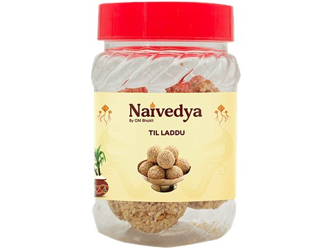 Om Bhakti Naivedya Til Laddu, 6 pcs