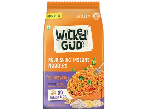 WickedGud Schezwan Nourishing Instant Noodles, 207 g