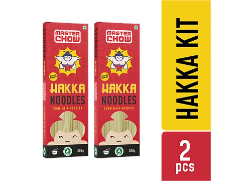 MasterChow Veg Hakka Noodle Kit - For Chowmein, Non-Fried, Natural, 300 g