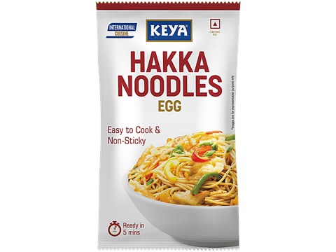 Keya Egg Hakka Noodle - Refined Wheat Flour, Easy To Cook & Non-Sticky, Contains Egg, 150 g