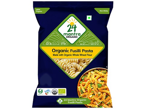 24 Mantra Organic Fusilli Pasta, 400 g