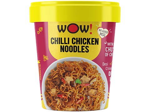 Wow! Noodles Chilli Chicken Cup Noodles, 90 g