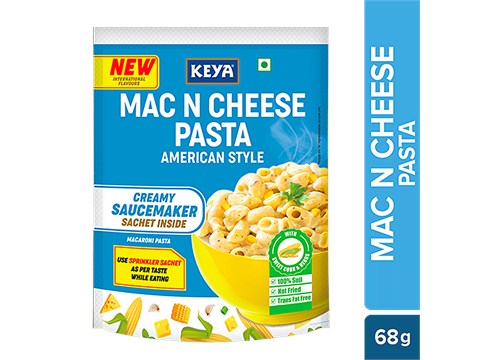 Keya Mac N Cheese Pasta - American Style, 68 g