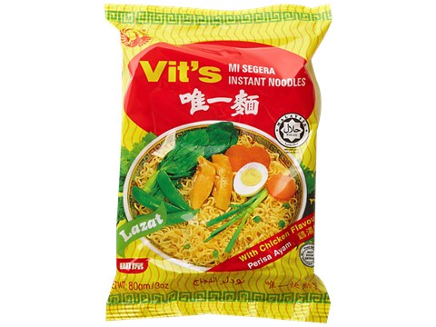 Vits Instant Noodles - Chicken Flavour, No Added Preservatives, 78 g