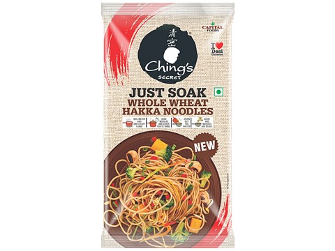 Ching's Secret Just Soak - Whole Wheat Veg Hakka Noodles, 150 g