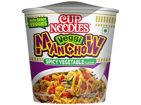 Nissin Cup Noodles - Veggi Manchow, 45 g