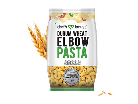 Chefs Basket Durum Wheat Elbow Pasta, 500 g