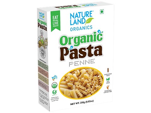 Natureland Organics Pasta Penne, 250 g