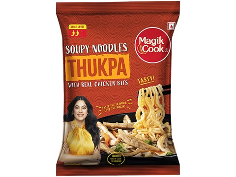 Magik Cook Thukpa Soupy Noodles With Real Chicken Bits, 60 g