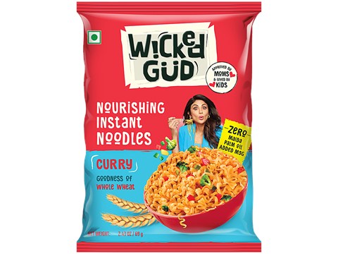 WickedGud Curry Instant Noodles, 69 g