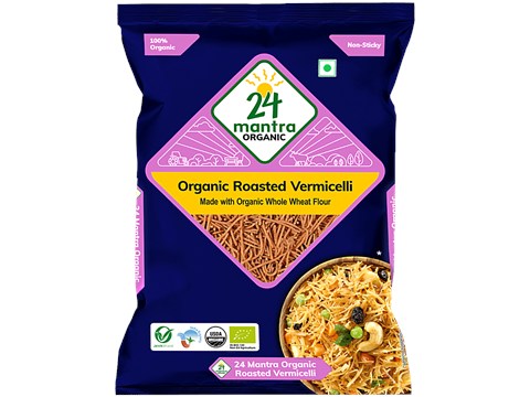 24 Mantra Organic Roasted Vermicelli, 400 g