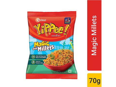 Sunfeast YiPPee! Magic With Millets Instant Noodles, 70 g