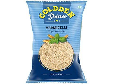 Goldden Shinee Vermicelli - Suji, No Maida, Rich In Protein & Calcium, 1 kg