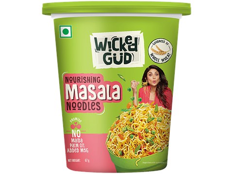 WickedGud Nourishing Masala Cup Noodles, 67 g