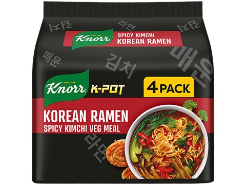 Knorr Spicy Kimchi Korean Ramen, 384 g