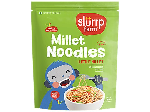Slurrp Farm Little Millet Hakka Noodles, 192 g