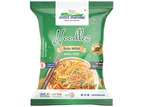 Millet Marvels Kodo Millet Noodles - 0% Maida, 175 g