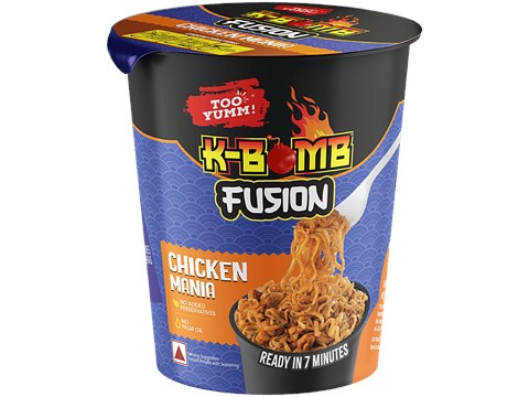 Too Yumm! K-Bomb Fusion Chicken Mania Instant Noodles, 70 g