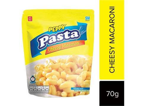 PEPPY Pasta - Cheesy Macaroni, Made From Suji/Rava, Healthy Option, 70 g