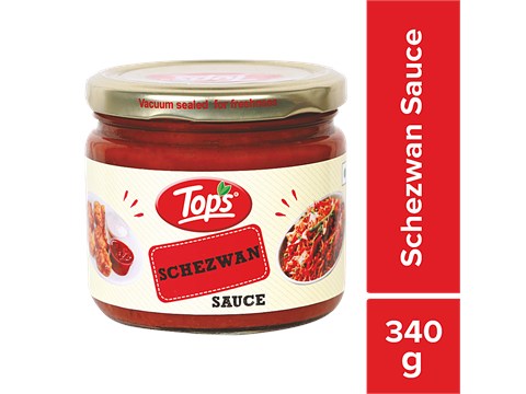 Tops Schezwan Sauce - Tangy & Flavourful, 340 g