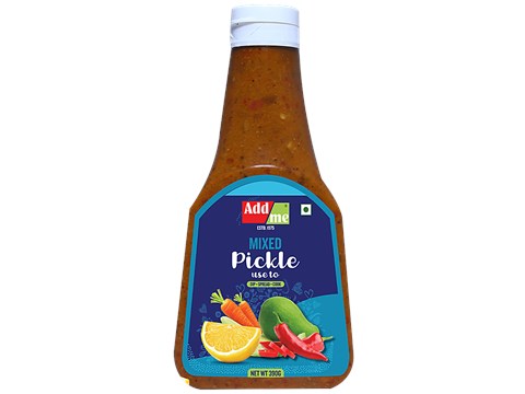 Add me Mixed Pickle - Handmade, Hot, Spicy, For Dipping & Spreading, 390 g