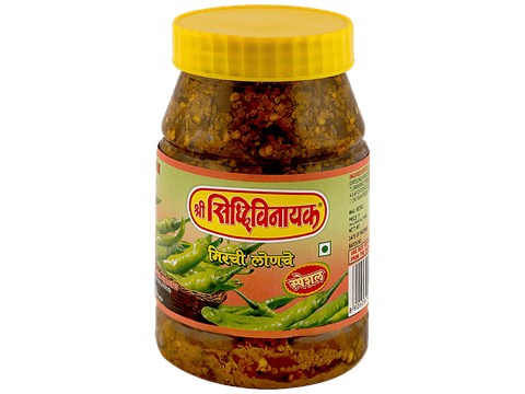 Shree Siddhivinayak Special Chilli Pickle - Traditional-style, Hot Spicy, Rich In Taste, 500 g