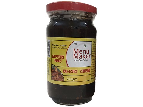 Menu Maker Chaltar Achar/Elephant Apple Pickle, 250 g