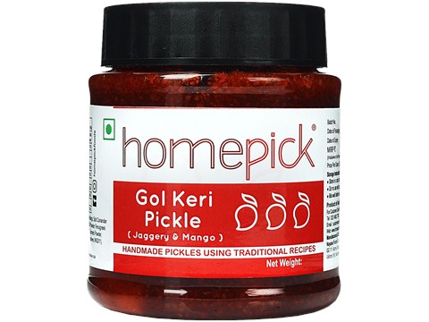 Homepick Pickle - Gol Keri With Jaggery & Mango, 250 g