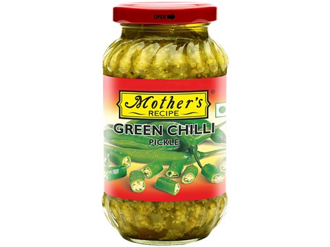 Mother's Recipe Pickle - Green Chilli, 300 g