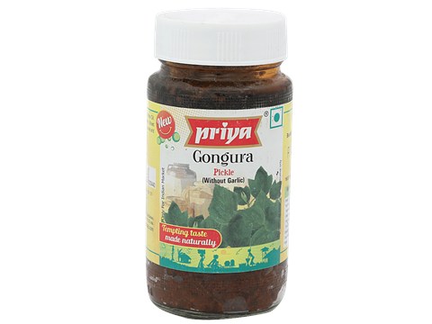 Priya Pickle - Gongura Without Garlic, 300 g