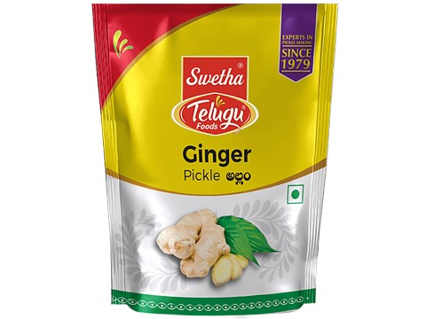 Swetha Telugu foods Ginger Pickle, 40 g