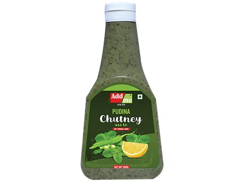 Add me Pudina/Mint Chutney - Handmade, Original Recipe, For Dip & Spread, 390 g