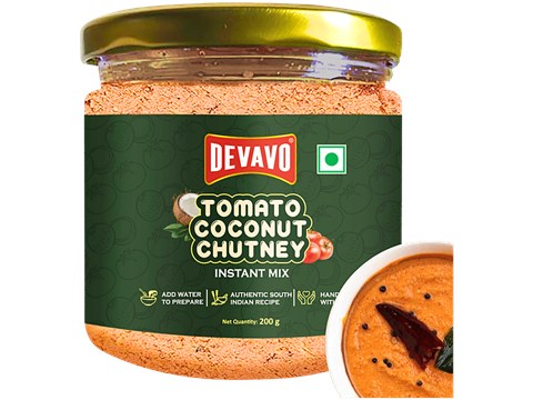 Devavo Tomato Coconut Chutney Powder, 200 g