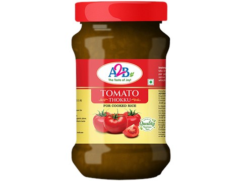 A2B Tomato Thokku For Cooked Rice, 400 g