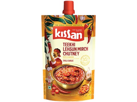 Kissan Teekhi Lehsun Mirch Chutney, 200 g