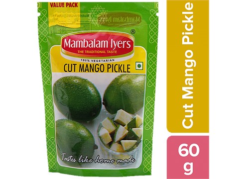Mambalam Iyers Mango Pickle - Swee  Tangy & Spicy, No Preservatives, 60 g
