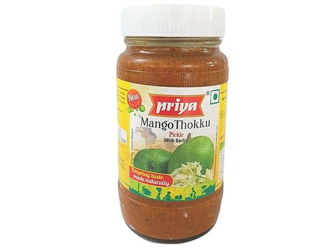Priya Pickle - Mango Thokku (With Garlic), 500 g