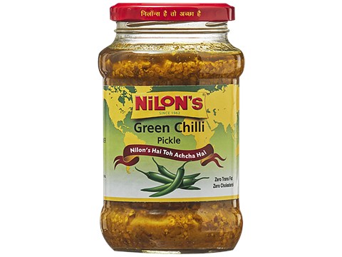 Nilon's Green Chilli Pickle, 400 g