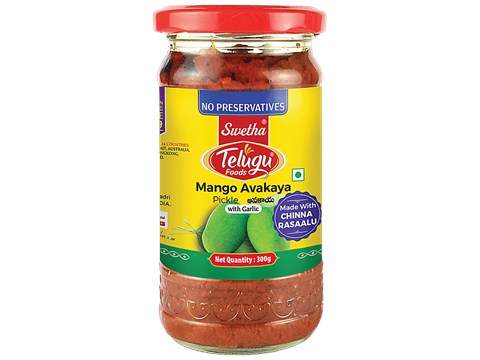 Swetha Telugu foods Pickle - Mango, 300 g
