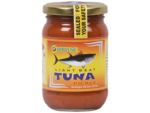 Neptune Tuna Fish Pickle - Iron & Protein Rich, Sides For Rice, Chapati, 300 g
