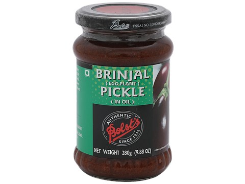 Bolst's Pickle - Brinjal/Egg Plant In Oil, 280 g
