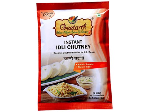 GEETARTH Instant Idly Chutney, 100 g