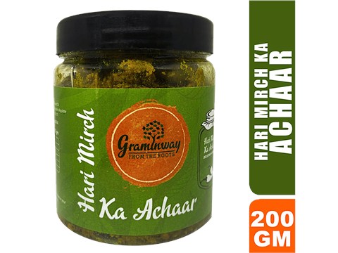 Graminway Hari Mirch Ka Achar, 200 g