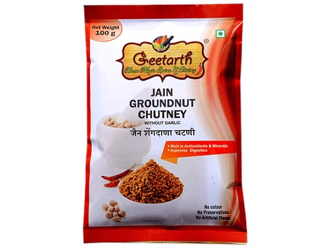 GEETARTH Jain Peanut Chutney / Farali Shengadana Chutney, 100 g