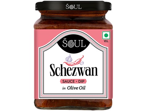 ADF Soul Schezwan Sauce - Dip in Olive Oil, 265 g