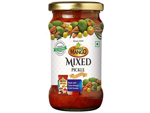 Three Mango Mixed Pickle, 300 g