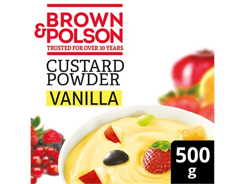 Brown & Polson Custard Powder - Vanilla Flavour, 500 g