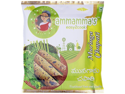 Ammamma's Moringa Chapati, 10 pcs