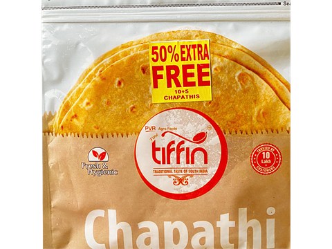 Tiffin Chapathi  get 50% extra, 400 g