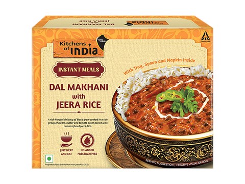 Kitchens Of India Dal Makhani With Jeera Rice, 350 g